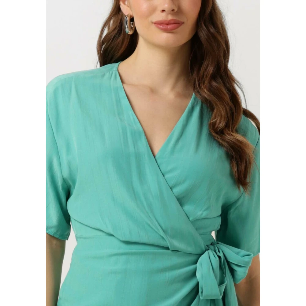 Freebird Groene Kolette SS Jurk Green Dames
