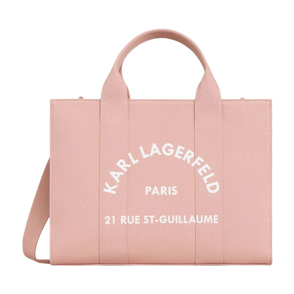 Karl Lagerfeld Pink Shopping Bags, Female, One Size, Cabas Carré