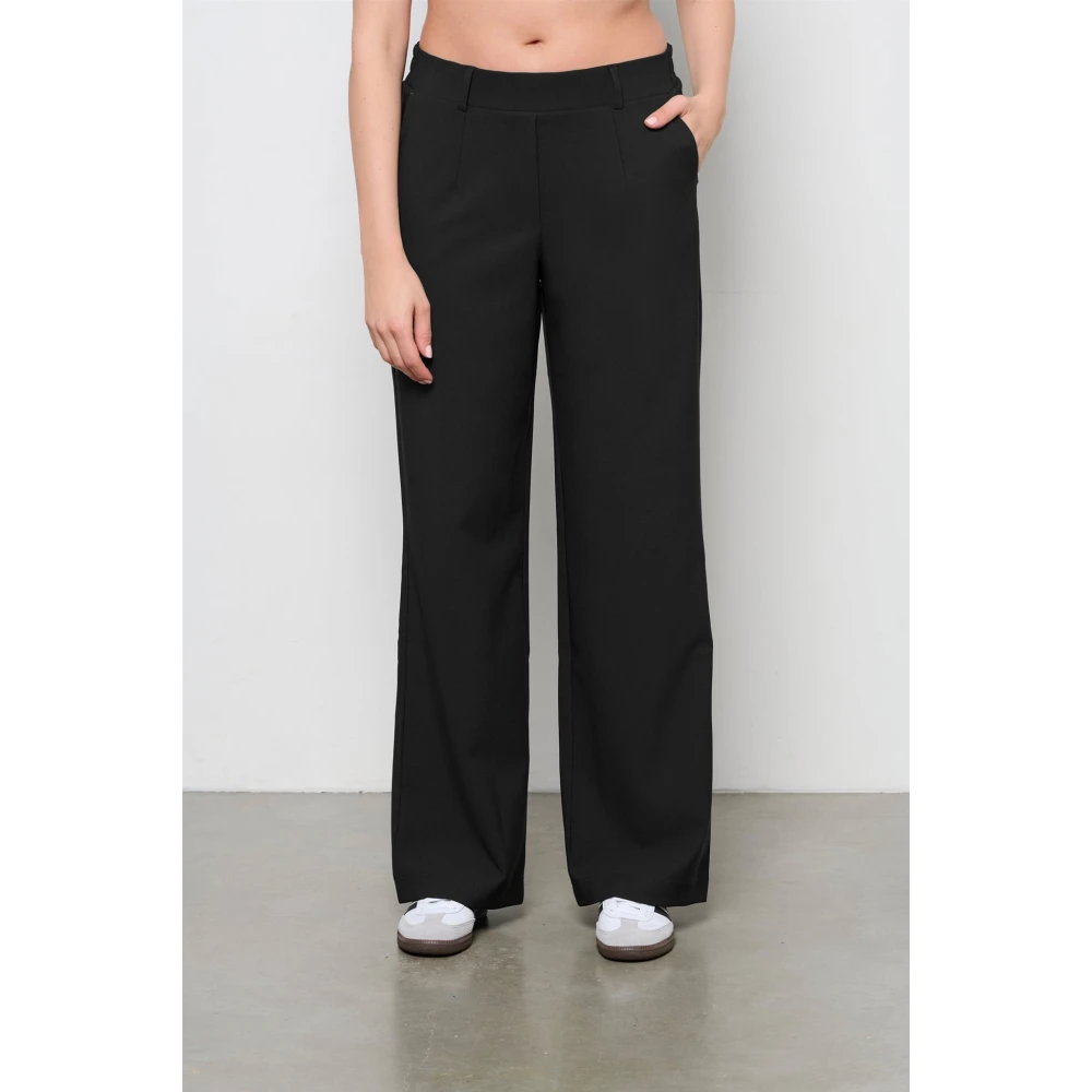 &Co Woman Camila Comfort Zwarte Broek Black Dames
