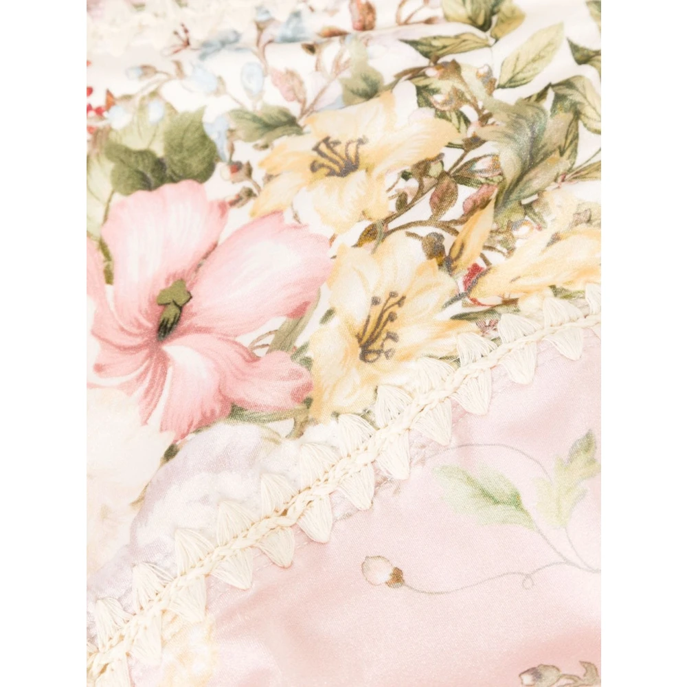Zimmermann Bloemen Gehaakte Halternek Badpak Multicolor Dames