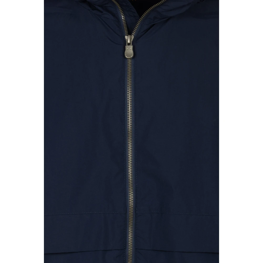 Save The Duck Blauwe Hoodie Jas Blue Heren