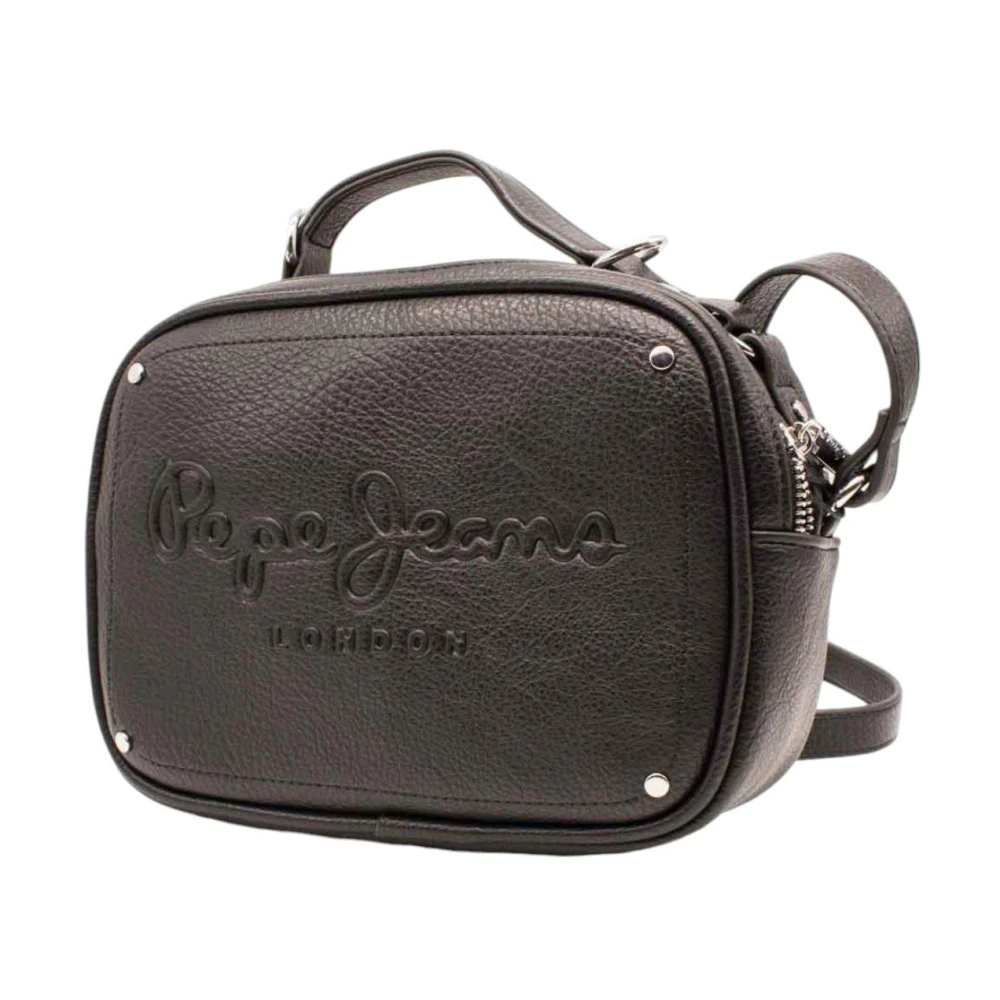 Pepe Jeans Iconische Bassy Zwarte Crossbody Tas Black Dames