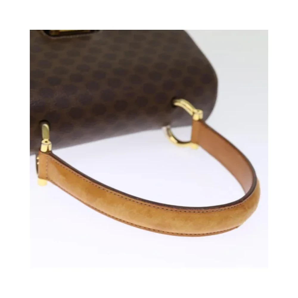 Celine Vintage Pre-owned Leather handbags Brown Dames