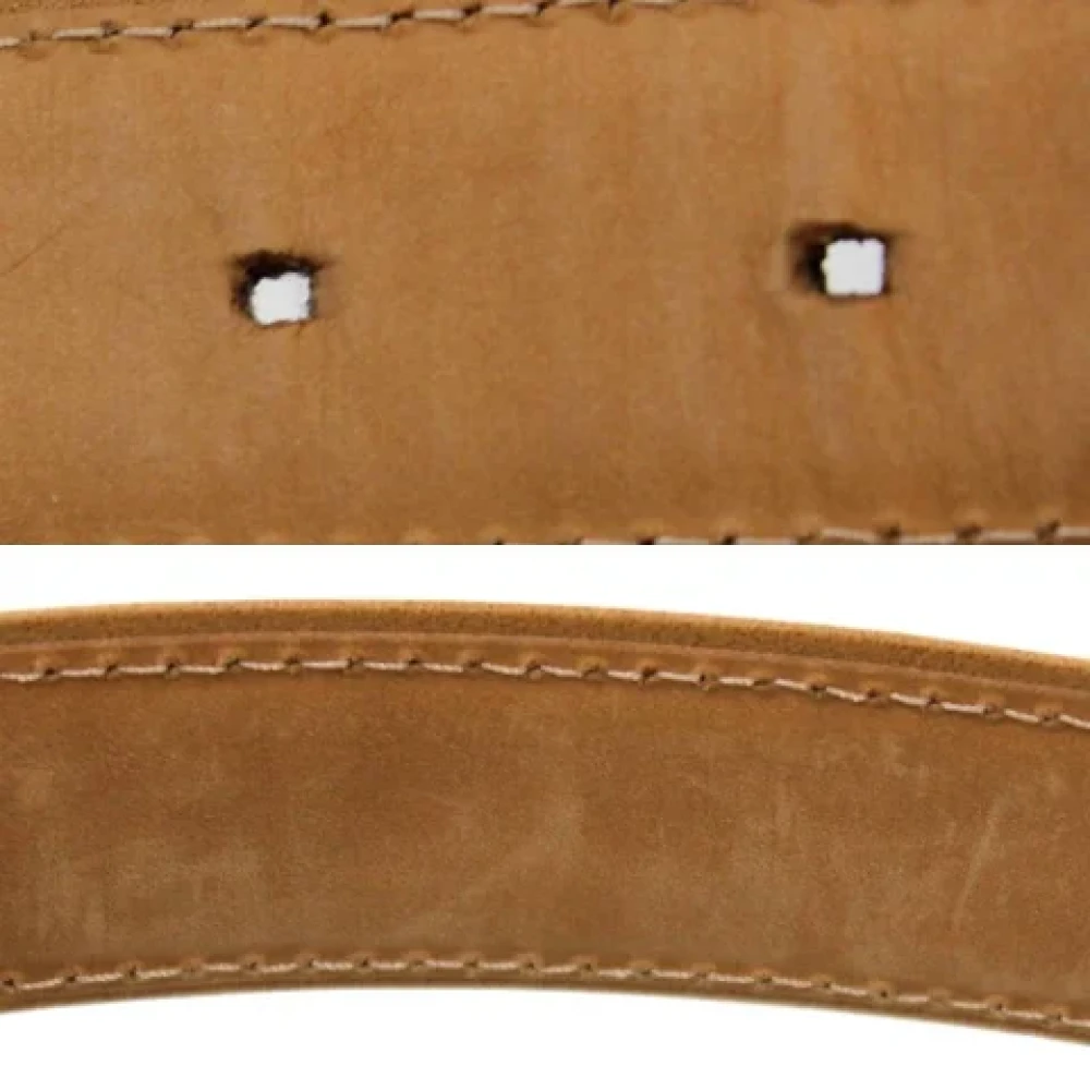 Louis Vuitton Vintage Pre-owned Leather belts Black Heren