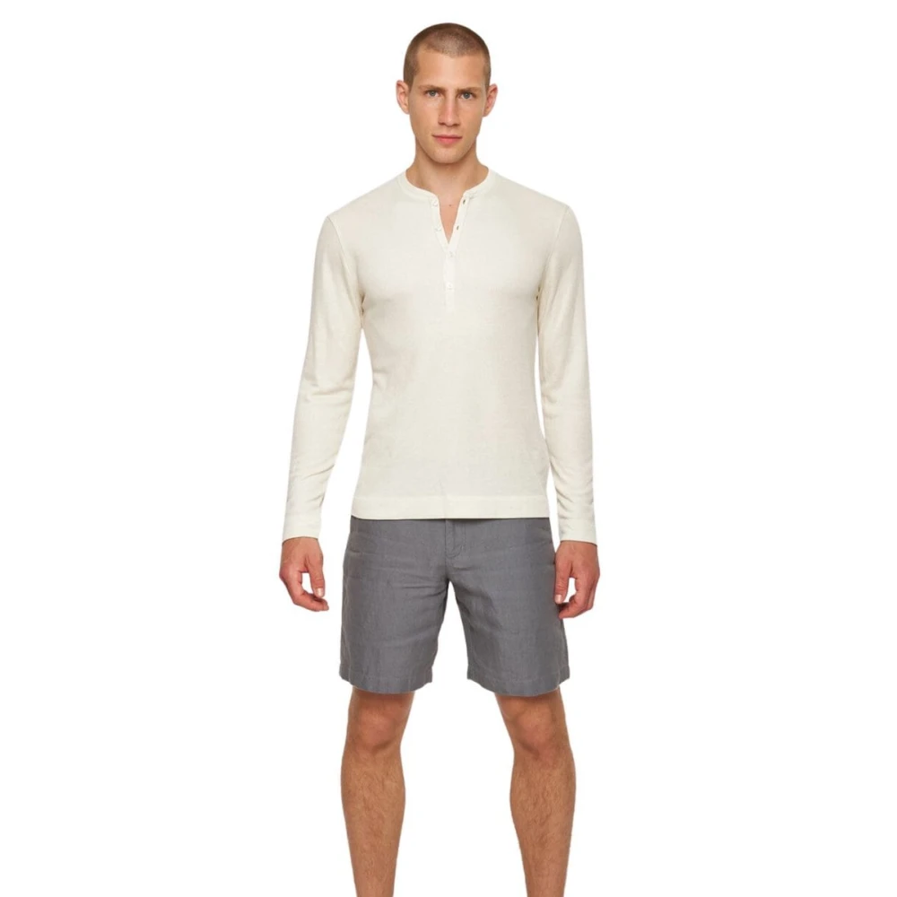 Orlebar Brown Kasjmier Matchstick Longsleeve White Heren