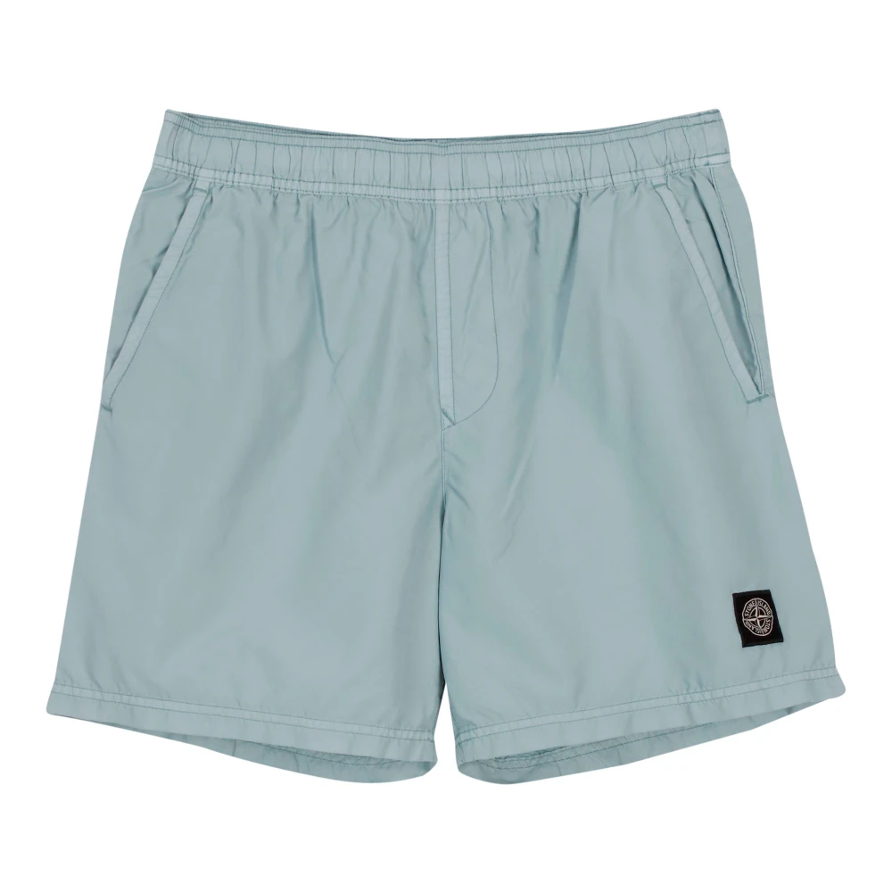 Stone Island Strandklare Shorts 1015 B0946 Blue Heren