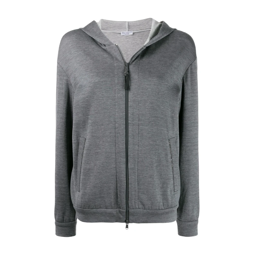 Sweatshirts & Hoodies > Zip-throughs - - Brunello Cucinelli - Modalova