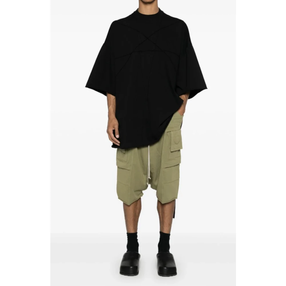 Rick Owens Zwarte Tommy T-Shirt Stijlvolle Casual Kleding Black Heren