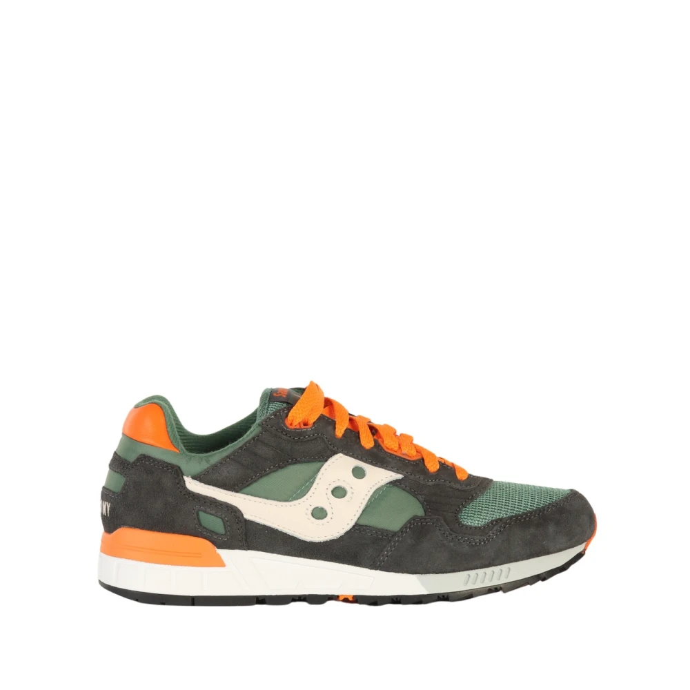 Saucony Groene Leren en Stoffen Sneakers Green Heren