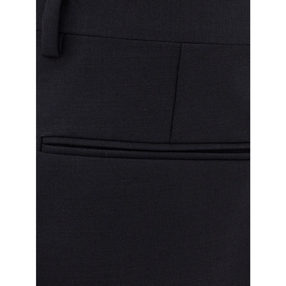 Valentino Blauwe Elegante Op Maat Gemaakte Broek Blue Heren