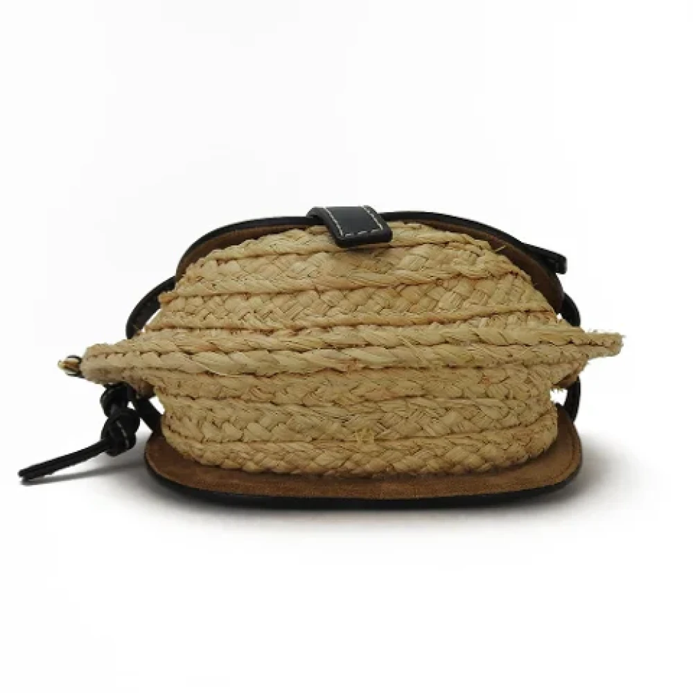 Loewe Pre-owned Fabric shoulder-bags Beige Dames