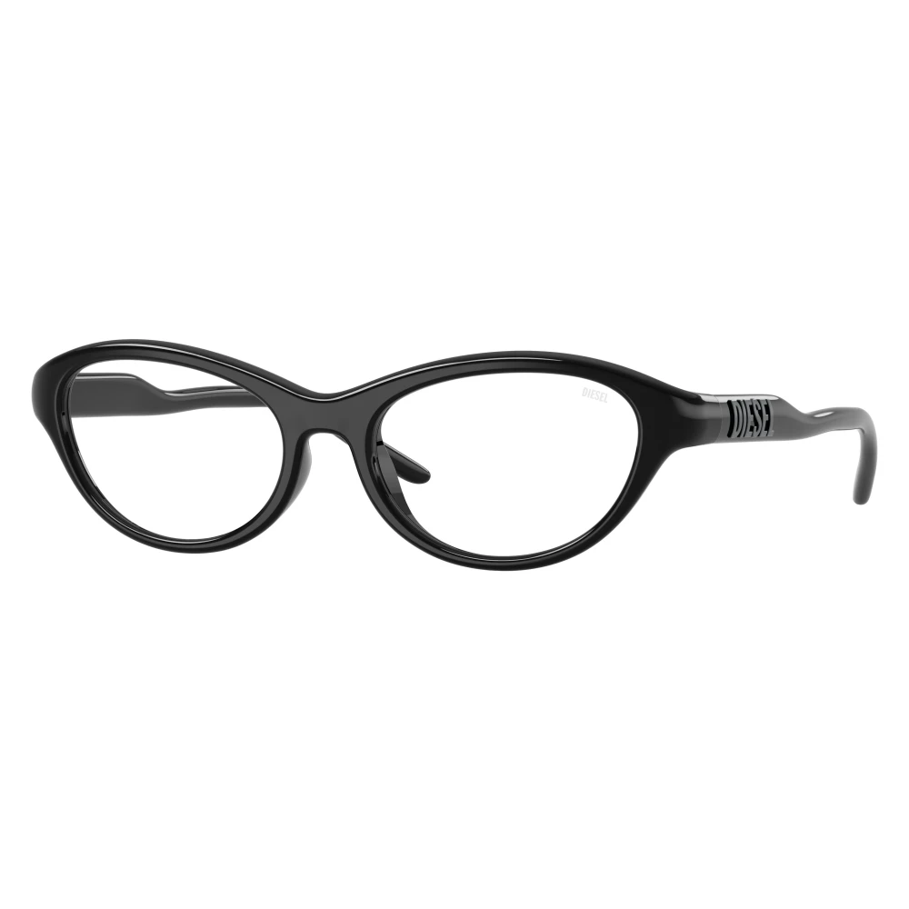 Diesel Black Dl6013u 2001 Woman Optical Frames Injected Transparent Cat Eye Normal - Image 2