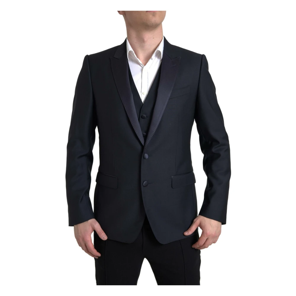 Dolce & Gabbana Blue 2 Piece Single Breasted MARTINI Suit - IT50 | L - Image 2