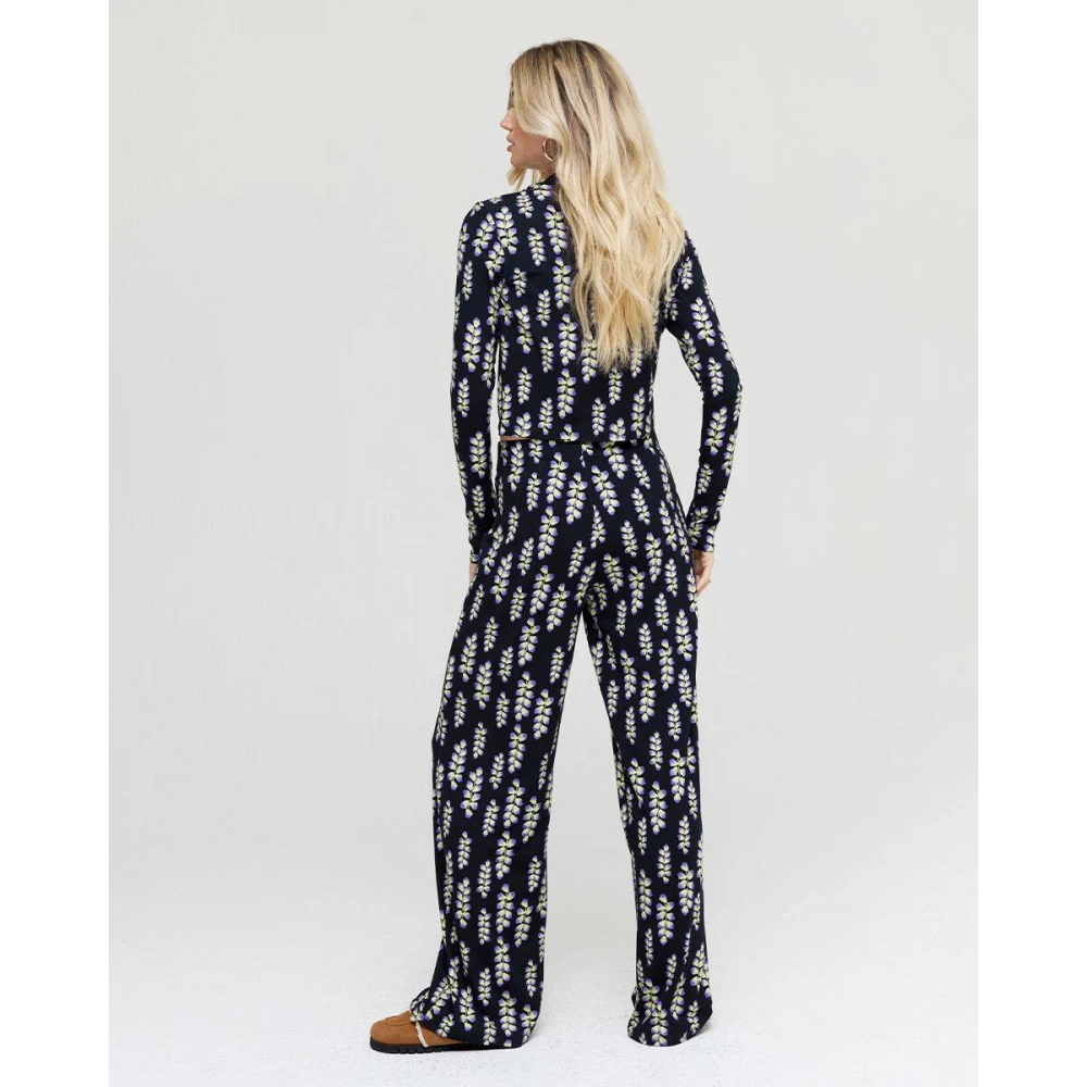Harper & Yve Lange Mouw Top Jeff-Ls Black Dames