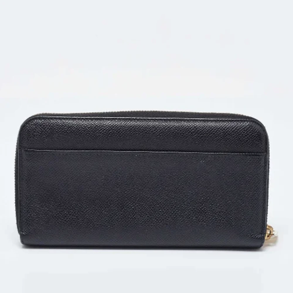 Dolce & Gabbana Pre-owned Leather wallets Black Dames
