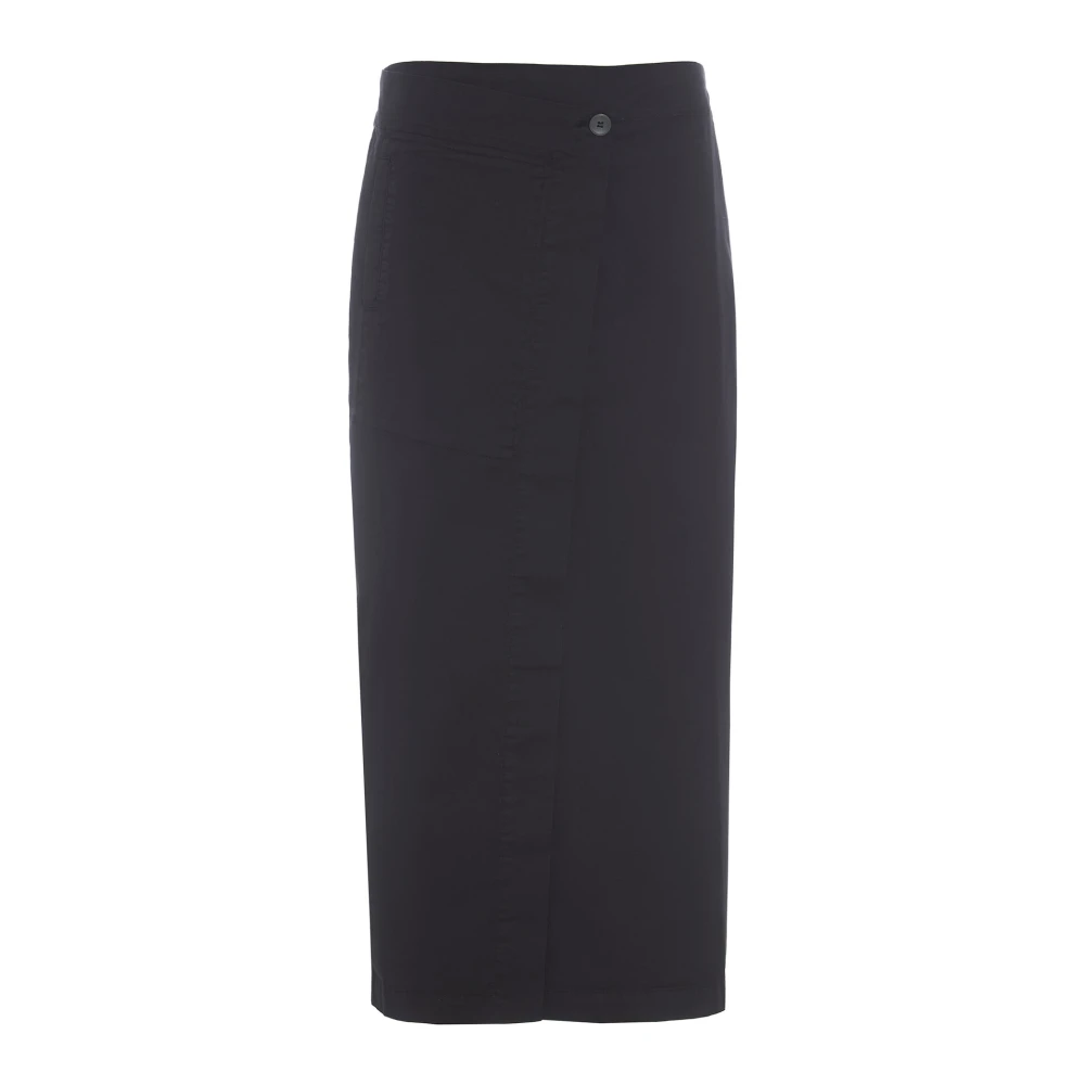 Bitte Kai Rand Zwarte Omslagrok Kihon Model Black Dames