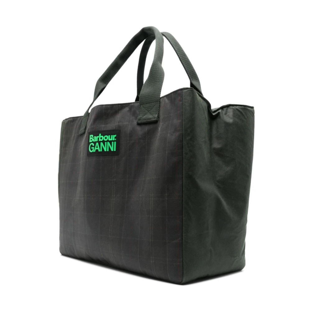 Barbour Groene Katoenen Winkel Tas voor Vrouwen Green Dames