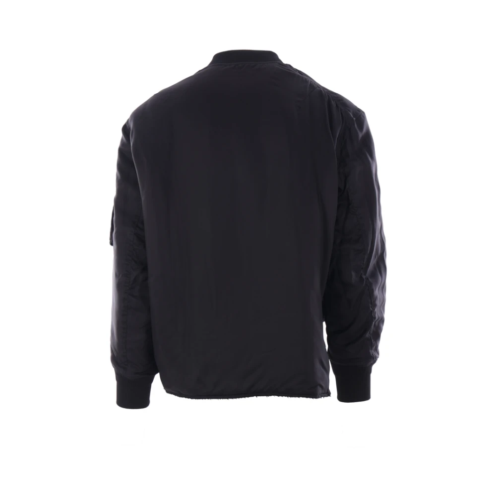 Comme des Garçons Omkeerbare Asymmetrische Bomberjas Black Heren