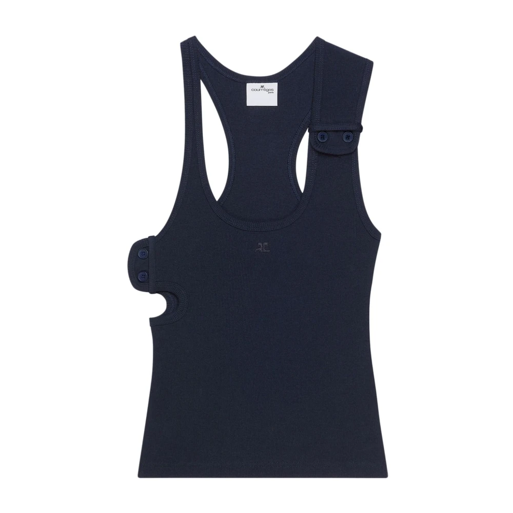 Courrèges Blauwe Topwear voor Vrouwen Blue Dames