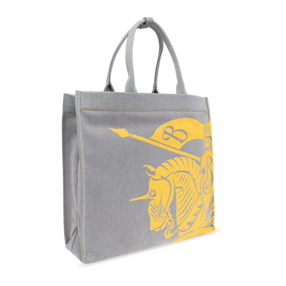 Burberry Edk Medium Shopper Tas Gray Heren