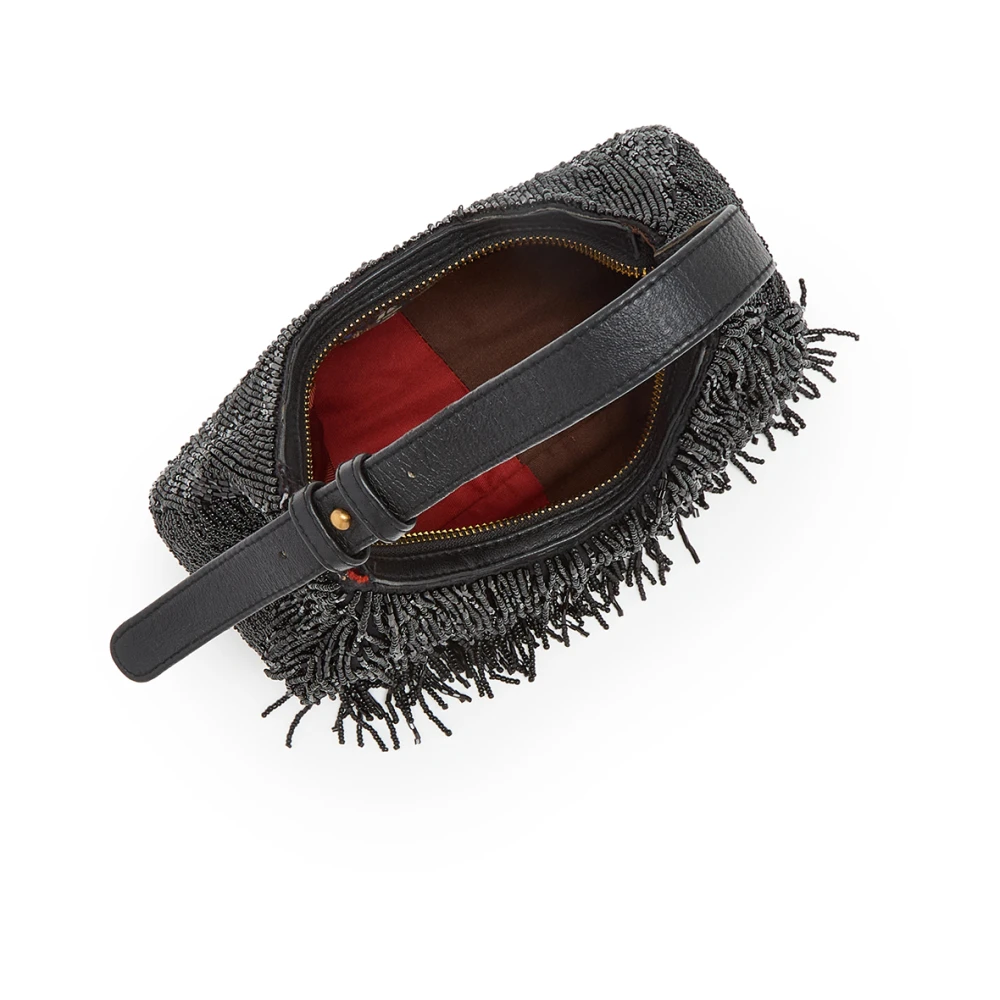 Maliparmi Medium Animalier Borduurwerk Schoudertas Black Dames