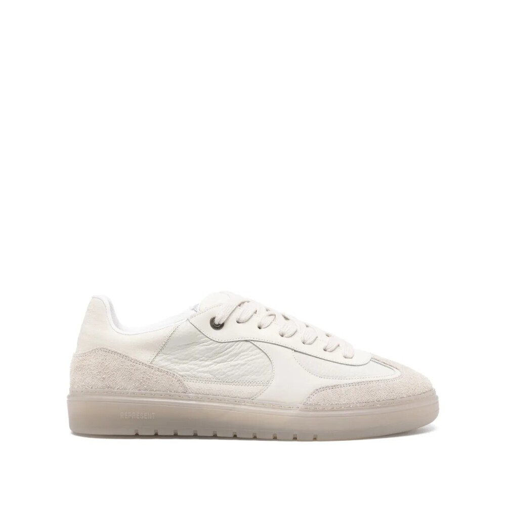 スニーカー REPRESENT Two-Tone Leather And Suede Initial Sneakers 0286b061fc54250847c8a533493a42