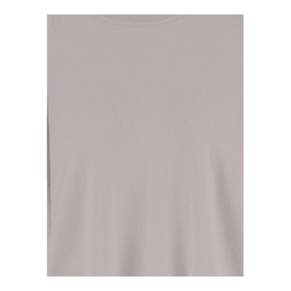 allude Wol-Kasjmieren Crew Neck Trui Gray Dames
