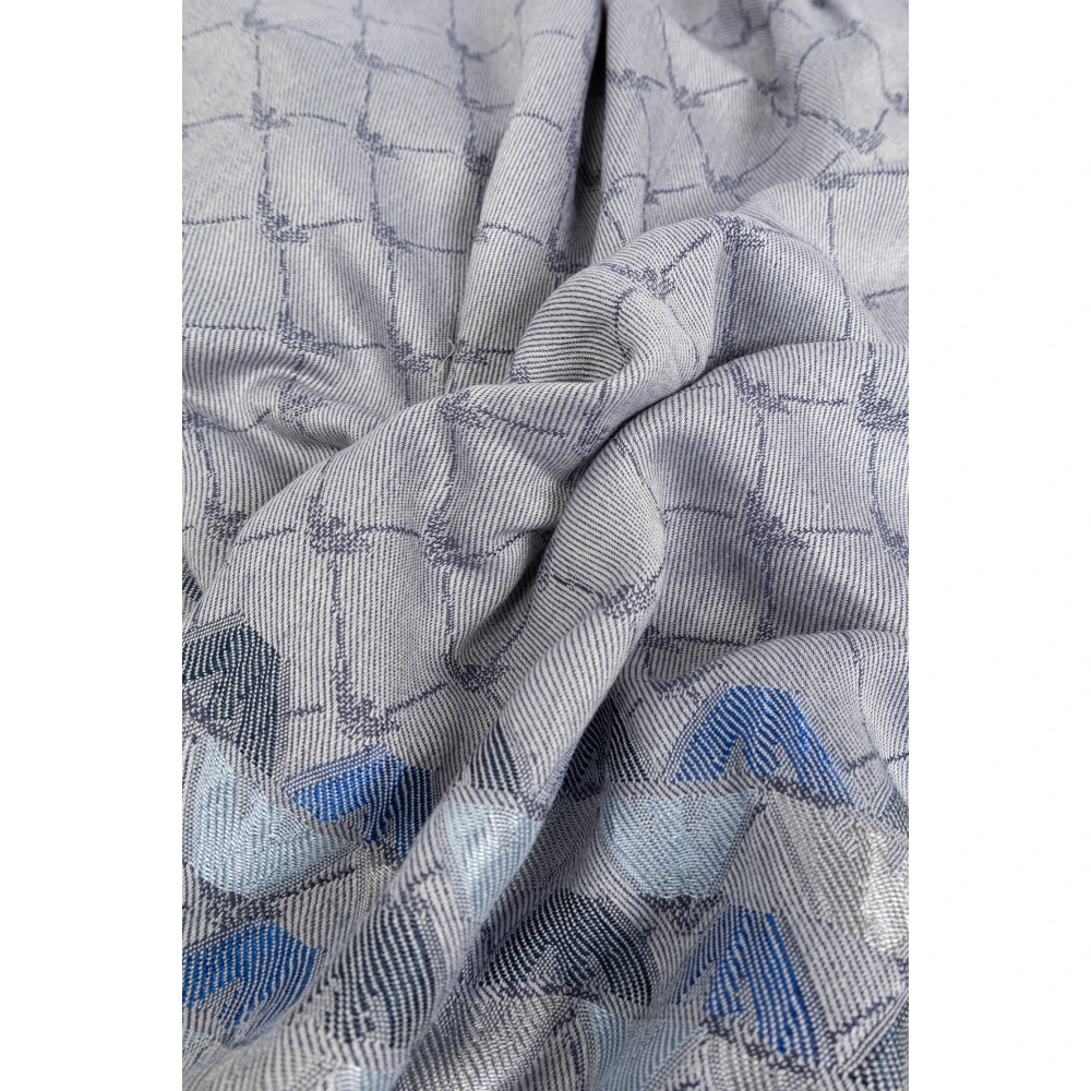 Emporio Armani Sjaal met monogram Gray Dames