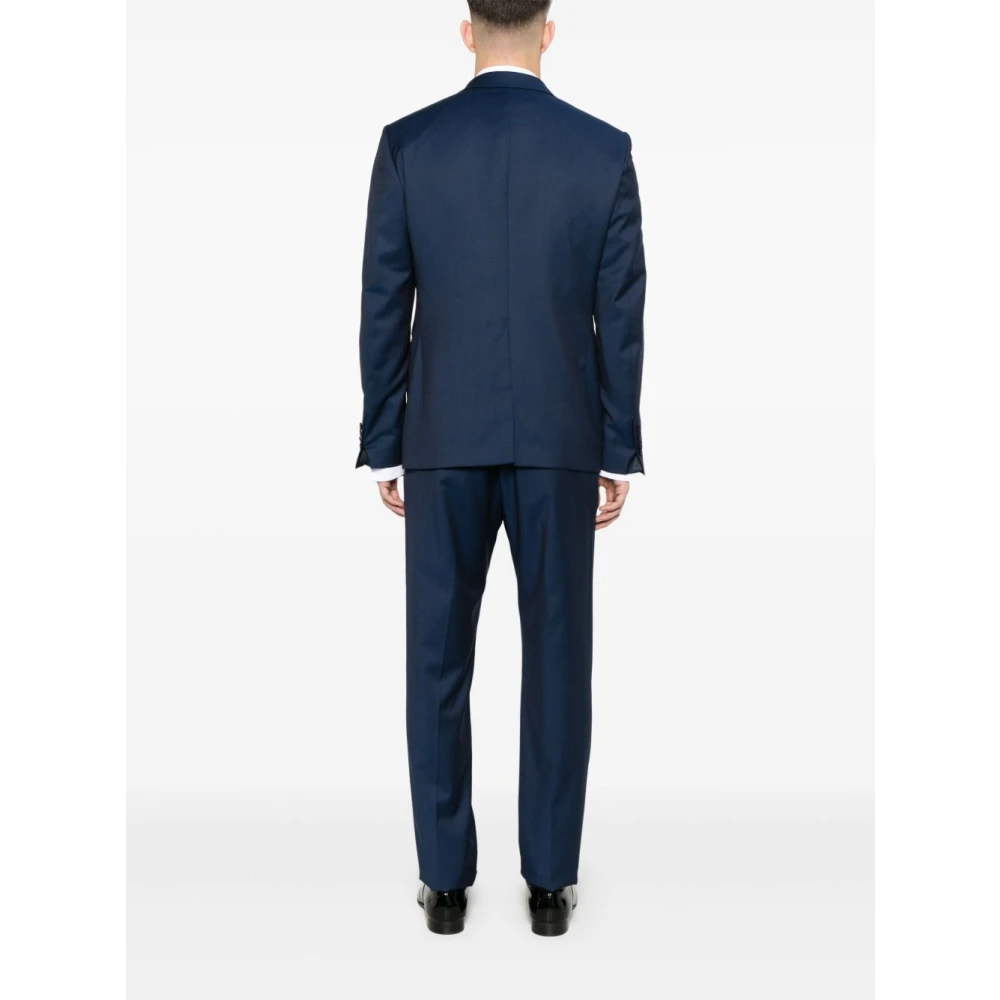 Tagliatore Jurken Blauw Blue Heren
