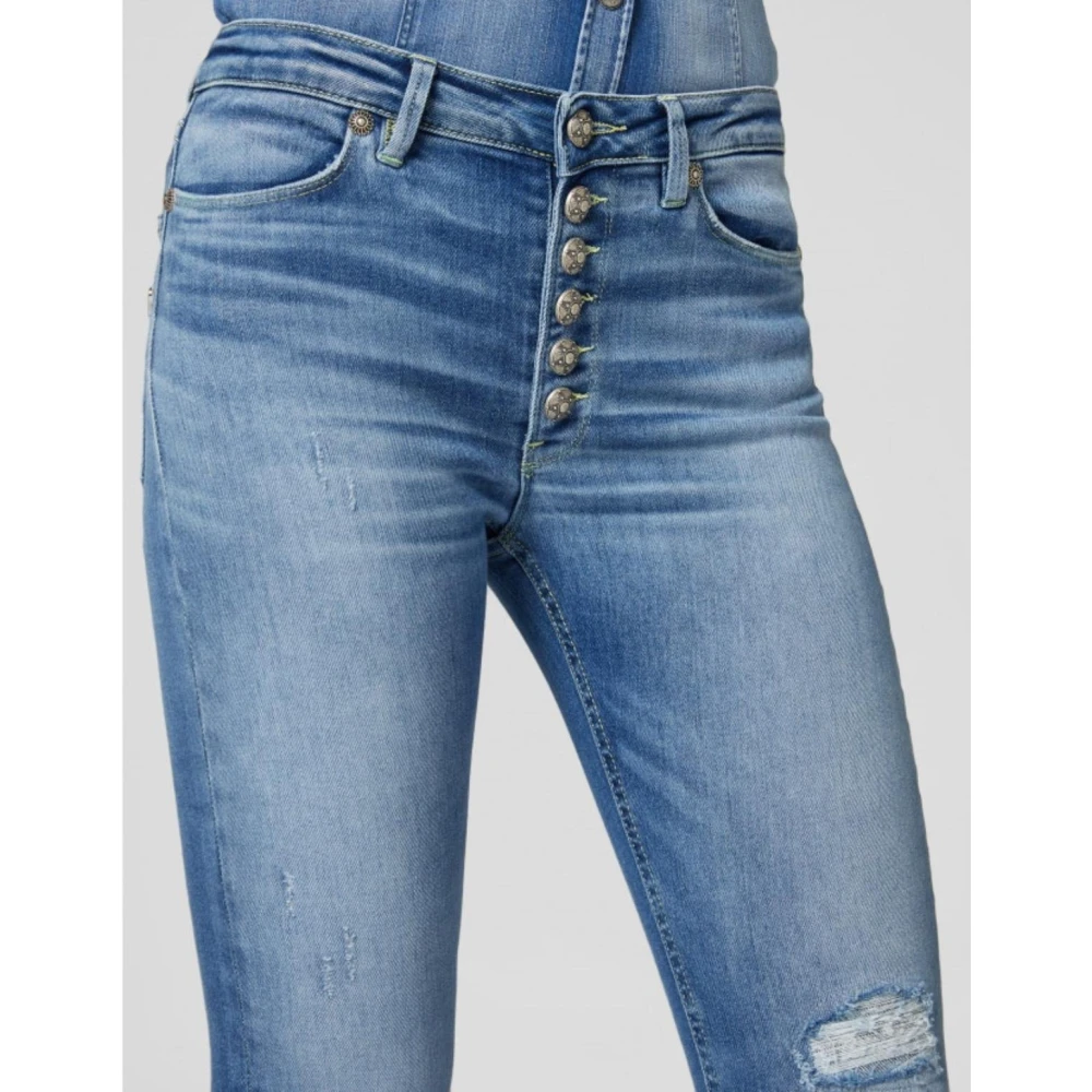 Dondup Iris Juweelknoop Jeans Blue Dames