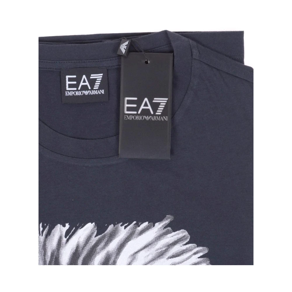 Emporio Armani EA7 Casual Sweatshirt voor Mannen Blue Heren