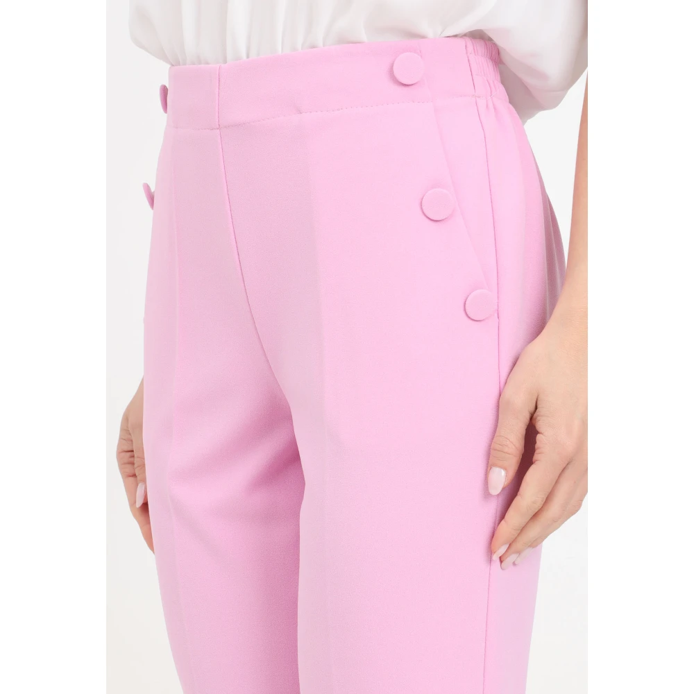 ViCOLO Cropped Trousers Pink Dames