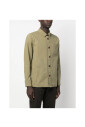 chemise-en-coton-vert-olive-avec-patch-logo