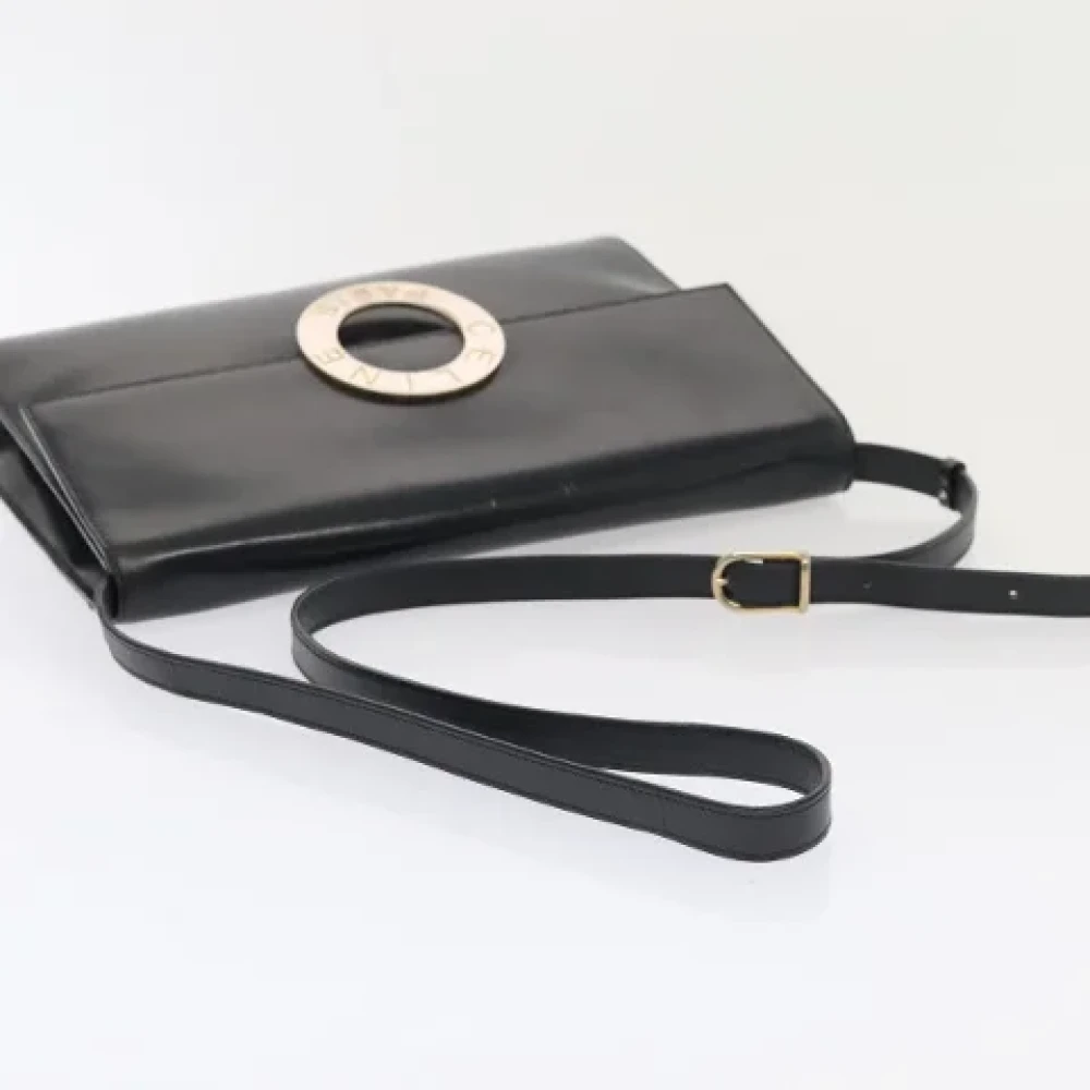 Celine Vintage Pre-owned Leather shoulder-bags Blue Dames