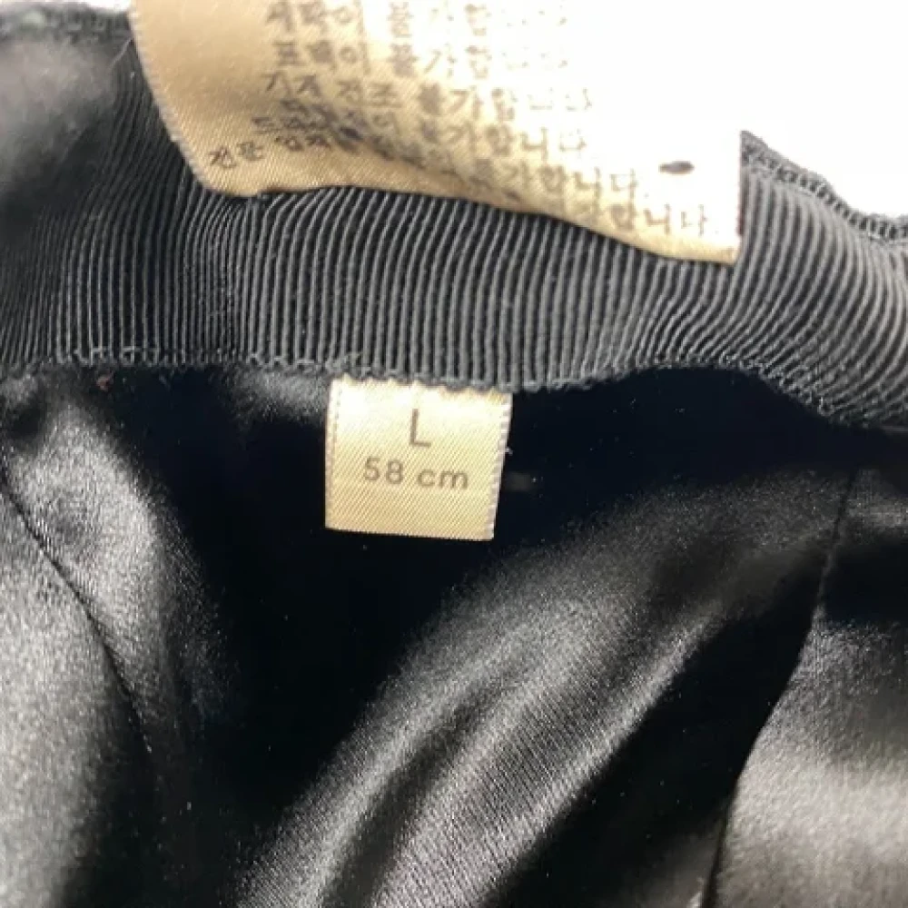 Gucci Vintage Pre-owned Wool hats Black Dames