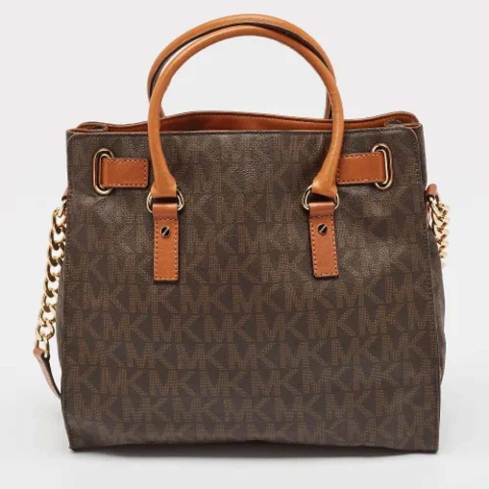 Michael Kors Pre-owned Canvas handbags Brown Dames