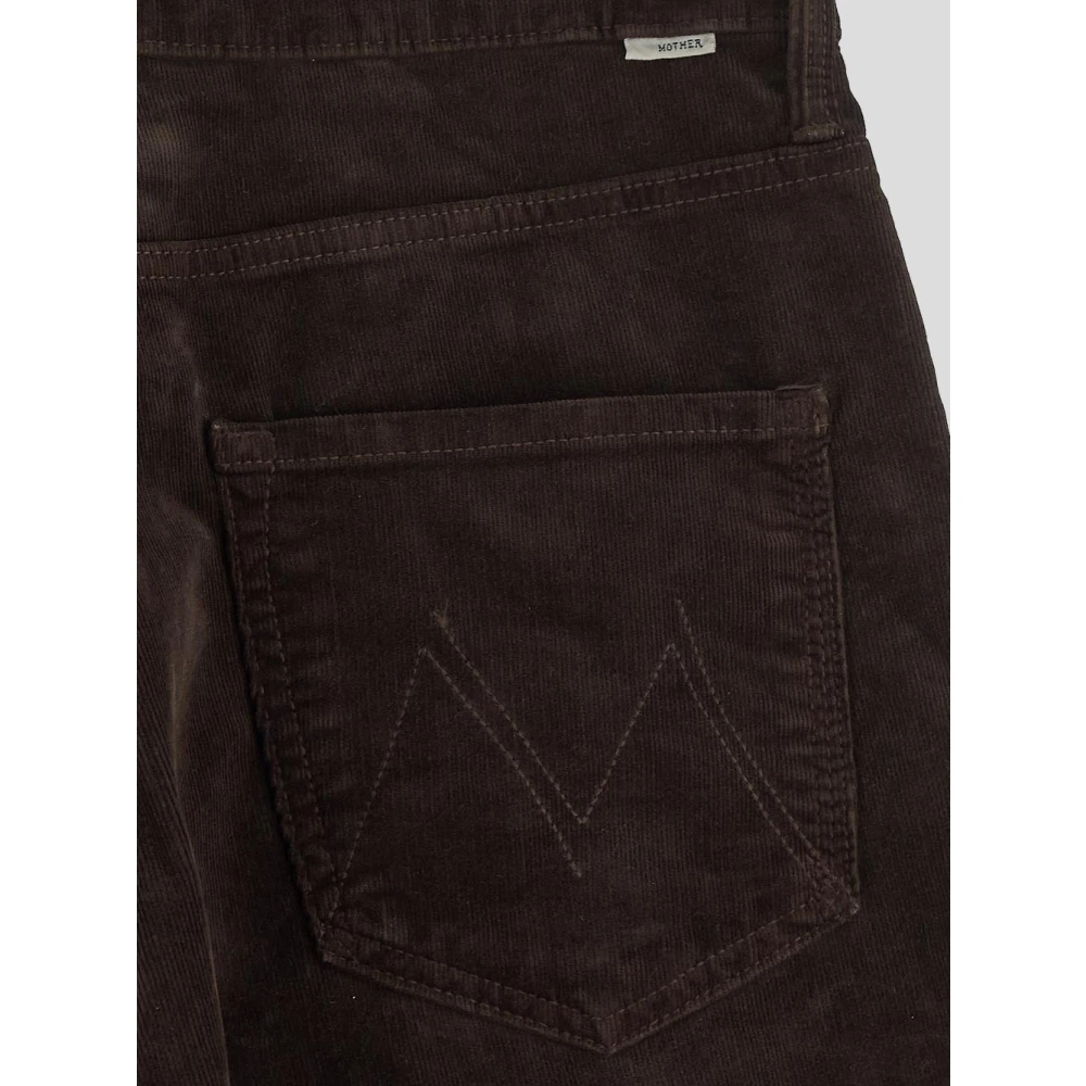 Mother Katoen Vrouw Jeans Brown Dames