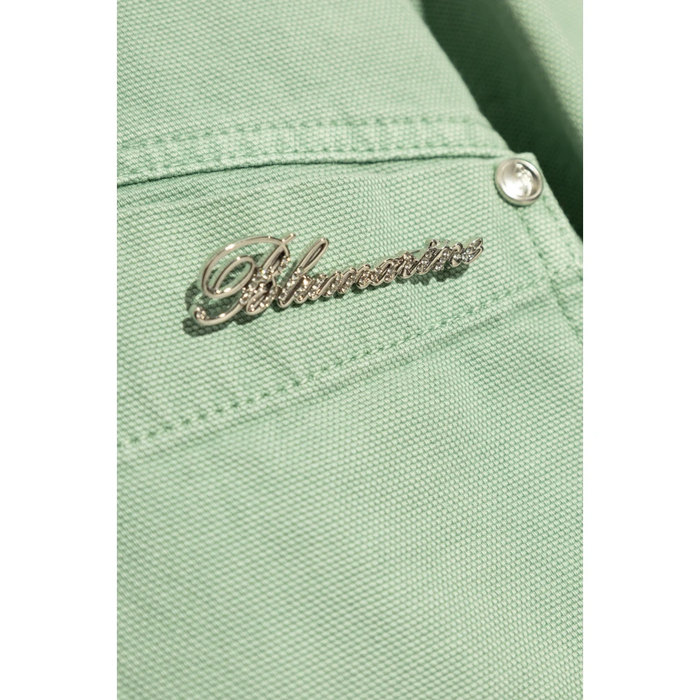 Blumarine Denim jas Green Dames