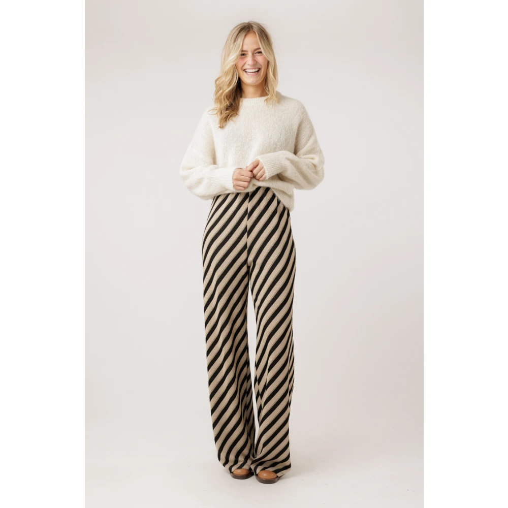 By-Bar Sonny Eco Oversized Trui Beige Dames