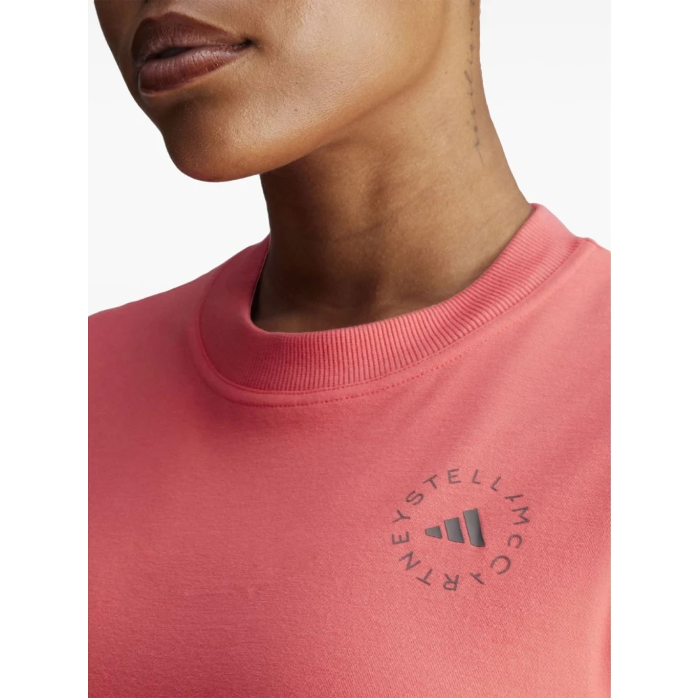 adidas by stella mccartney Stijlvol T-shirt Red Dames
