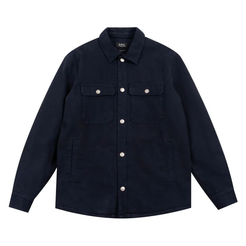 A.p.c. Nieuwe Ben Blouson Jas Blue Heren