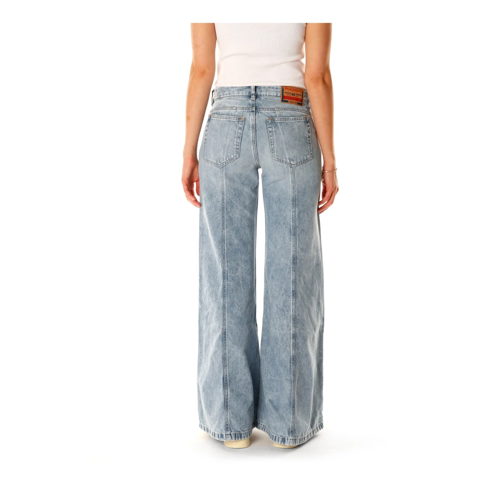 Diesel Retro Flare Fit Jeans Blue Dames
