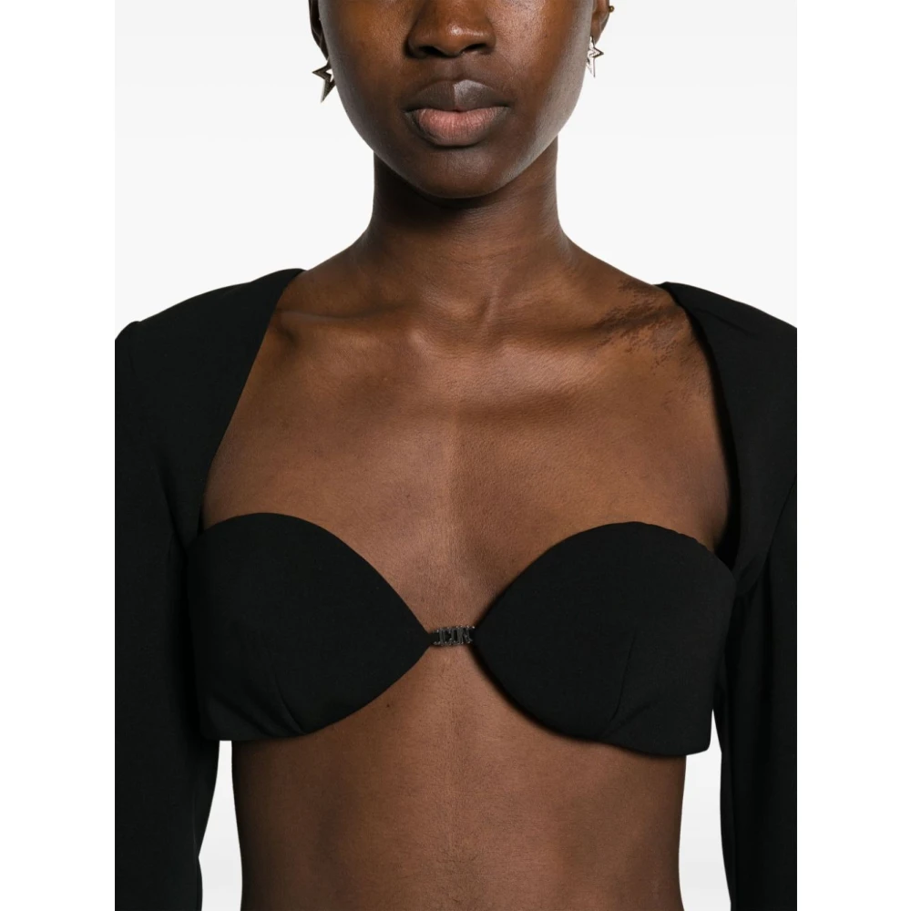Dsquared2 Stijlvolle TOP voor mode-liefhebbers Black Dames