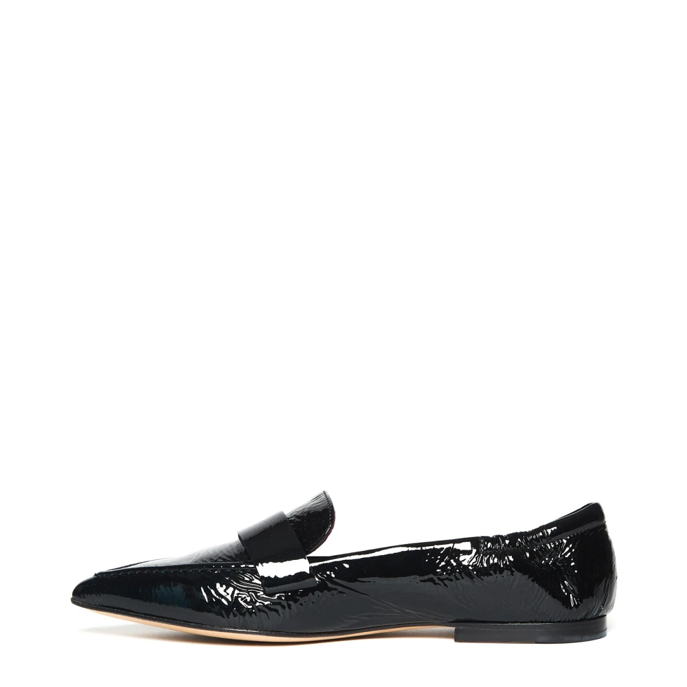 Pomme D'or Zwarte lakleren loafers 0946 Black Dames