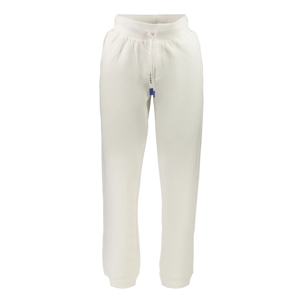 North Sails , Sweatpants, Male, White, 2XL, Straight Trousers