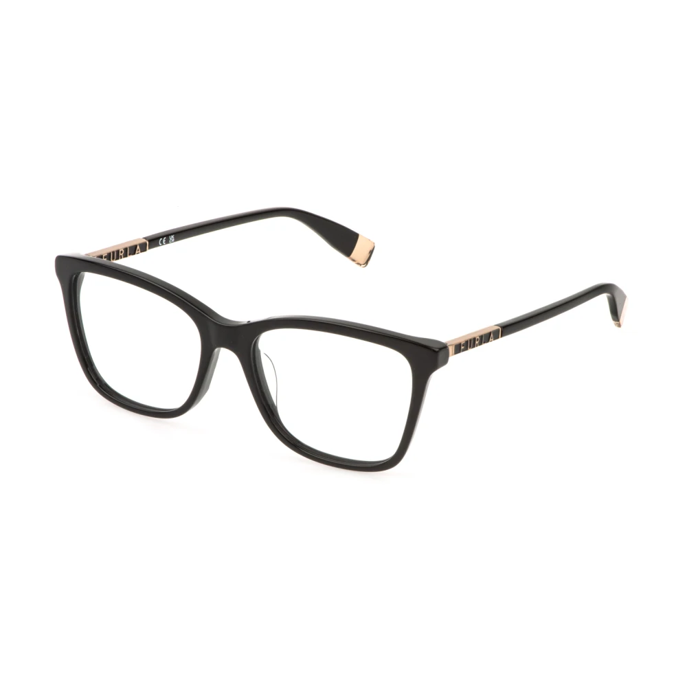 Furla Women's Black Glasses, 53 Mm, Vfu874 Optical Frame