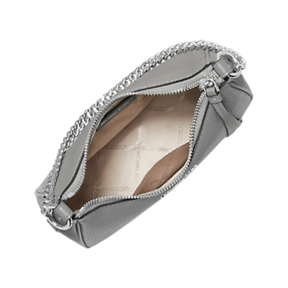 Michael Kors Chain Pouchette Slate Tas Gray Dames