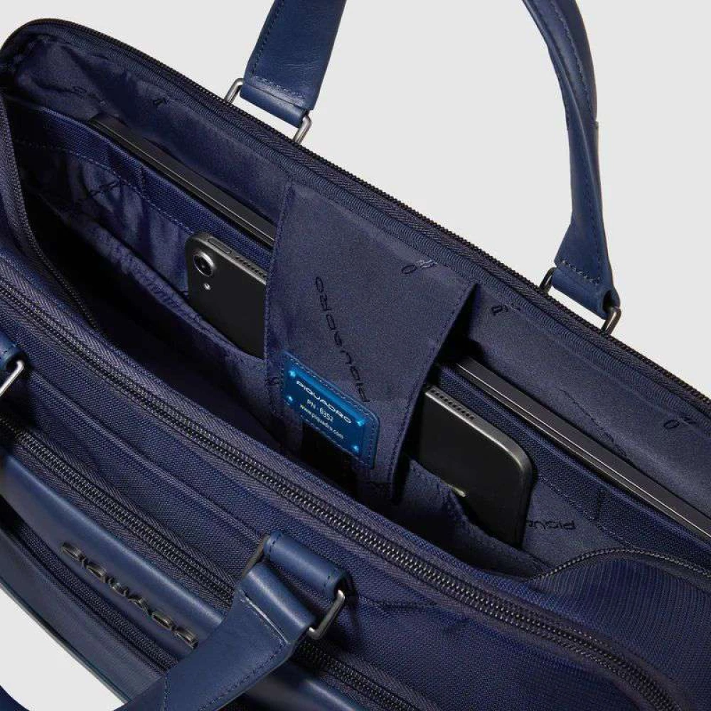Piquadro Werk Tas Blue Heren