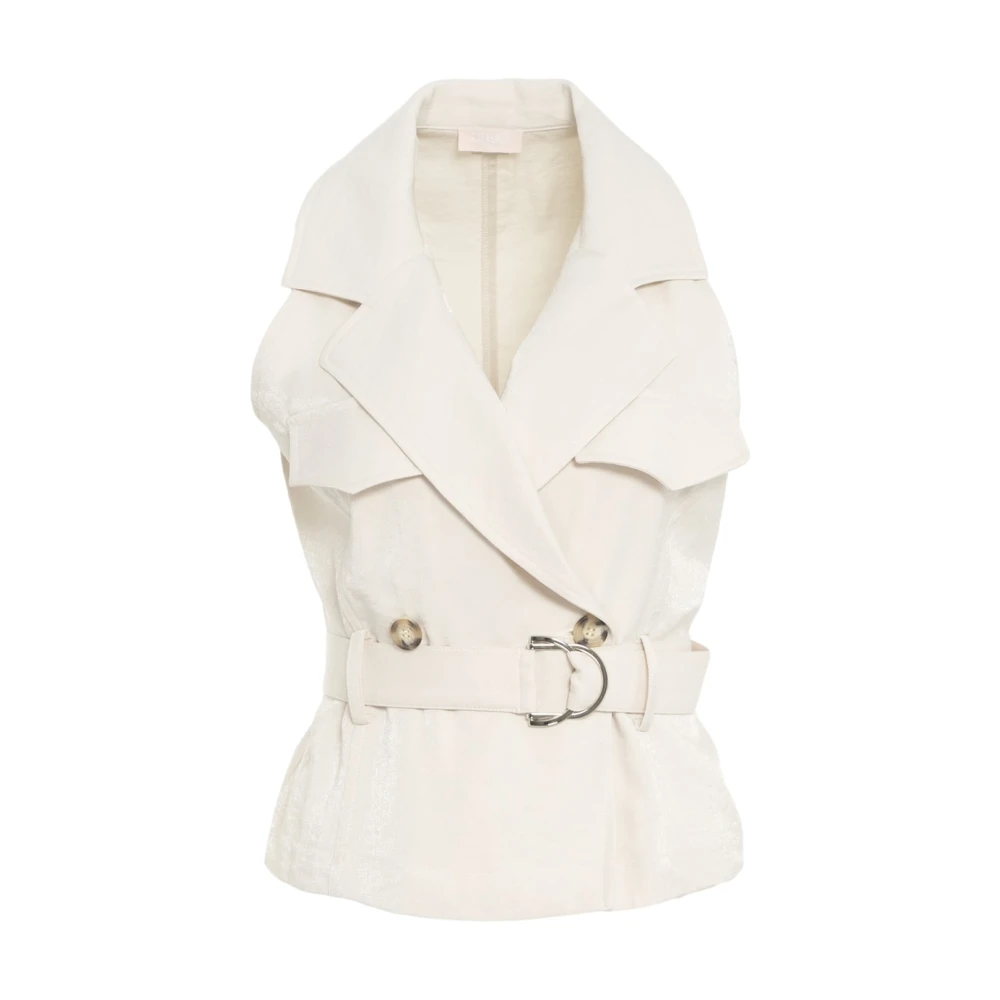 Liu Jo - Jackets > Vests - Beige - Liu Jo - Modalova