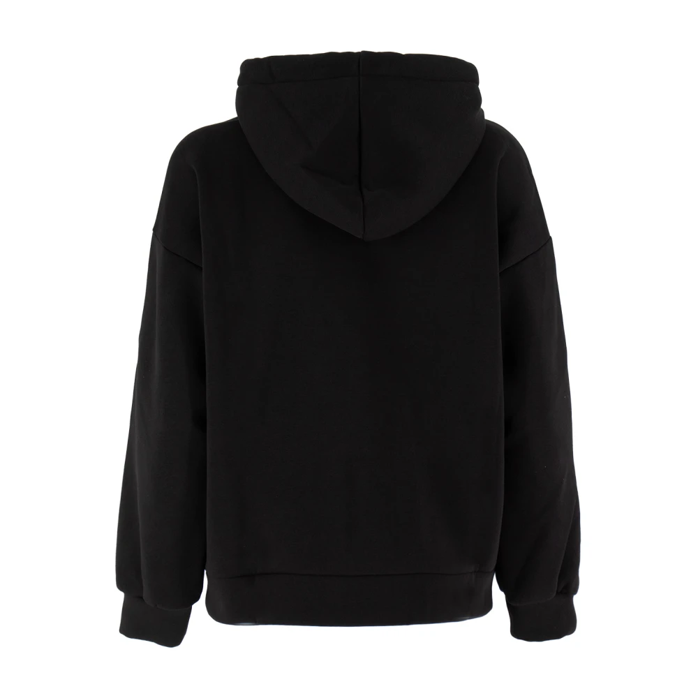 Ermanno Scervino Hoodie met kanten details Black Dames
